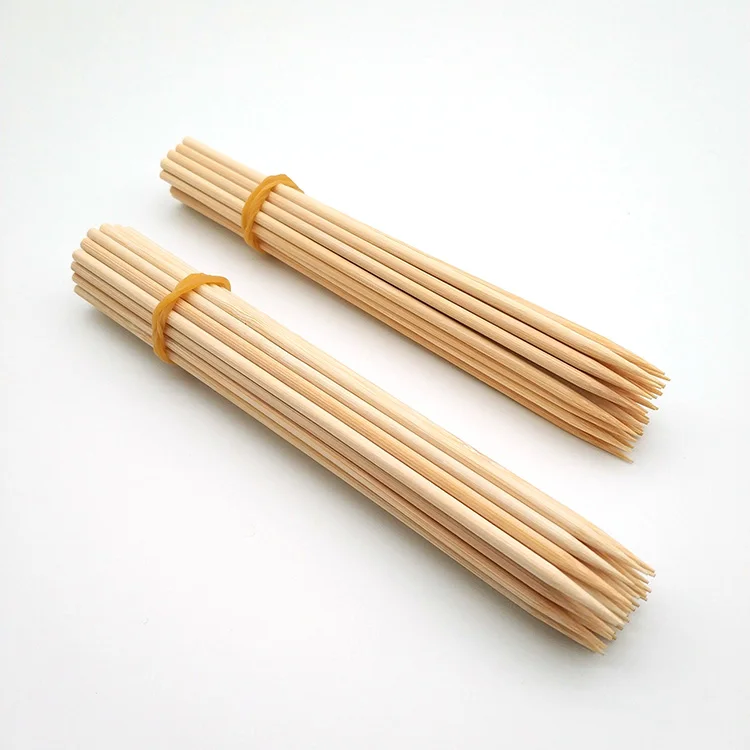 
Natural meat skewers bbq wholesale cheap price hot-sale Thin bamboo sticks 