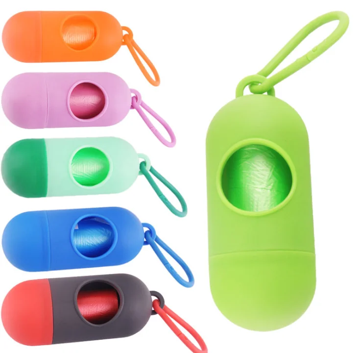 Wholesale plastic pet dog poop bag dog waste bag dispenser