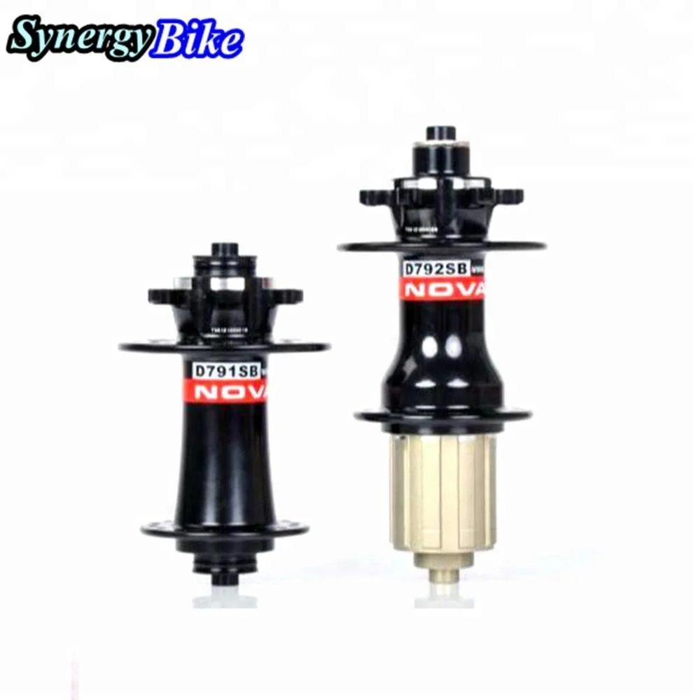 

Synergy Skewer And Thru Axel MTB Hub Novatec 791 792, Black/red