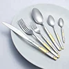 Foreign Trade Wholesale Gold Plated Stainless Steel Cutlery