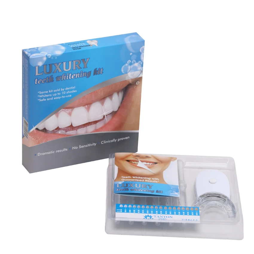 

Professional Home Teeth Whitening Kit Wholesale Luxury OEM Bright White Smile 8 LED Laser