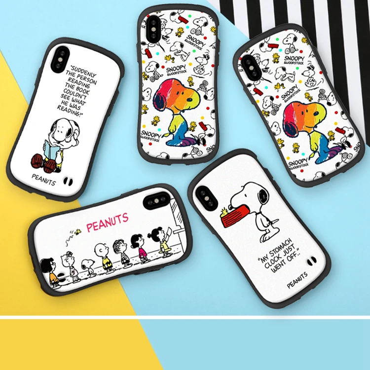 

Cartoon Silicone Phone Case/Gel Cover for Apple iPhone Cute Snoopy Pattern Soft Transparent TPU Protector for iphone, Picture color have stock;accept customized