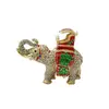 Metal material with crystal enamel for home decoration gifts elephant