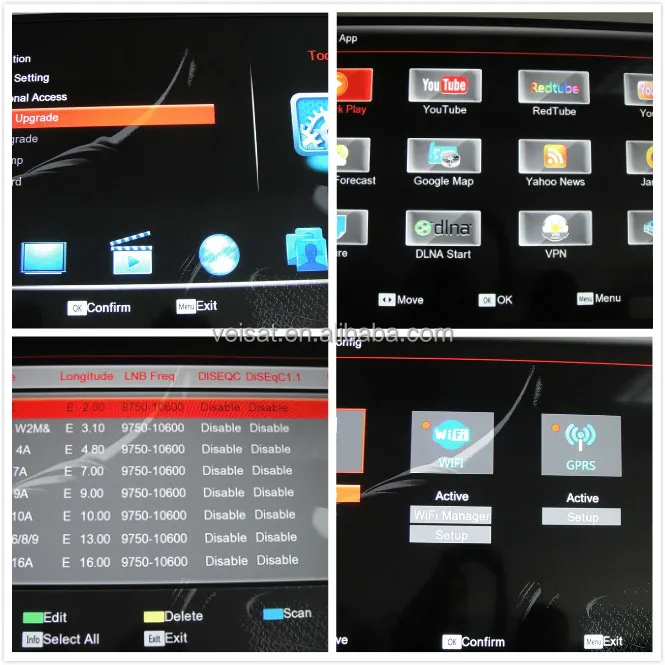 HD спутниковый ресивер openbox A5s Поддержка IPTV + 3 г