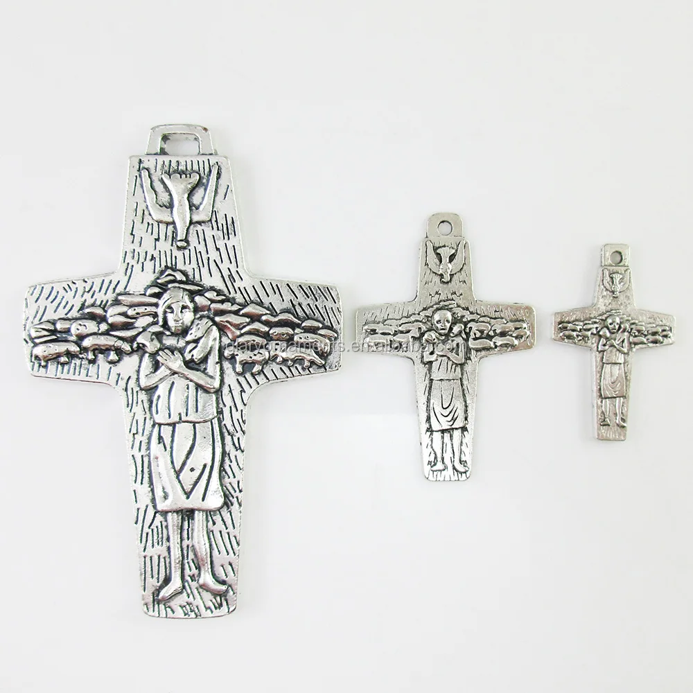 Catolica Papa Francis Pectoral Crucifijo Cruz Colgante Buy Papa Francisco Crucifijo De Francisco Crucifijo Catolico Product On Alibaba Com