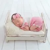 Beige Vintage Newborn Wooden Bed for Photography Props Baby Girl Boy Mini Size Bed Photo Props Backdrop Rustic Newborn Basket