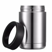 

Double Wall Vacuum 18/8 Stainless Steel Can Insulated Beverage Holder,12oz Stainless Steel Can Cooler & Beer Bottle Insulator