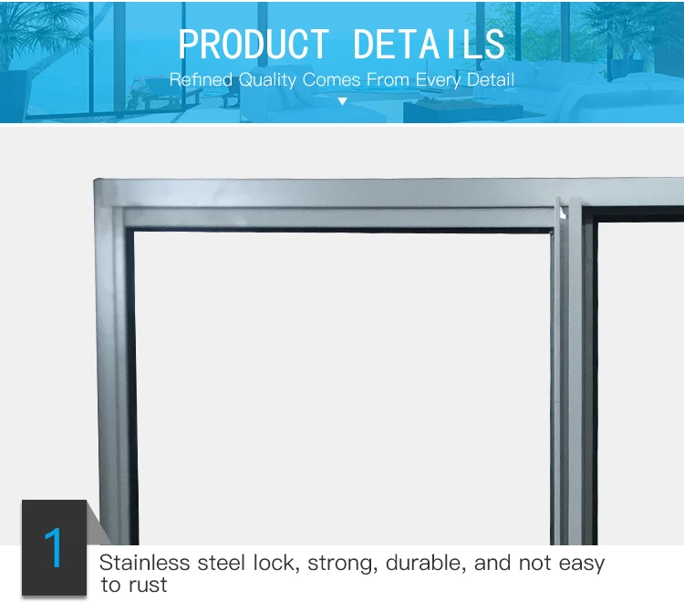 Aluminum glass door and sliding windows for office australian standard
