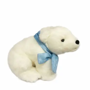 white stuffed polar bear