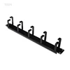 TX 19" 1u cable management used in server rack cabinet with 5 rings