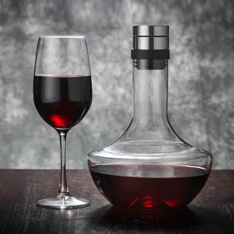 Factory Direct Hot Selling Hand Blown Glass Wine Decanter With