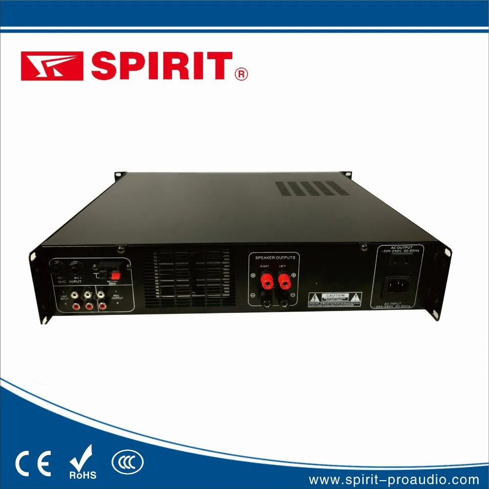 Oem 2u 2 Channels 150 Watt Analog Power Amplifier Me2150a Spirit Pro