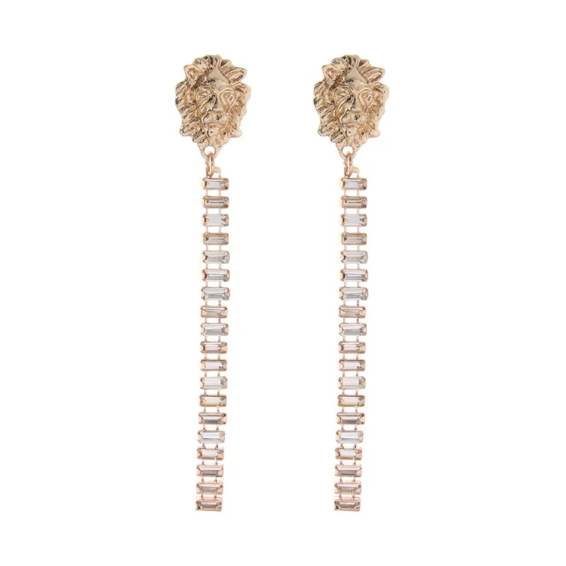 

NeeFu WoFuNew glamour women's acrylic dangle earrings, Pink