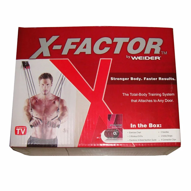 Weider X Factor Exercise Chart
