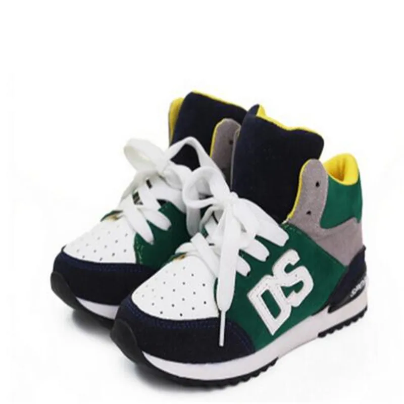 2016Hot selling sport shoes running shoes male child spring female children shoes pedal snearkers
