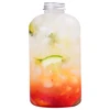 Fat body thin neck flat shape 500ml plastic bottle juice disposable beverage bottles pet bottle