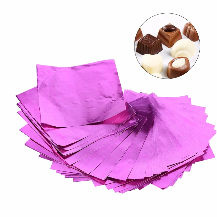 Soft pure aluminum foil for chocolate candy wrapping