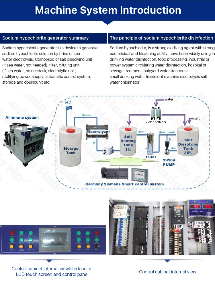 Mini Mineral Water Plant Water Treatment Water Electrolysis Machine