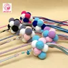 JXANRY Cat Teaser Cat Stick Pet Toy Pet Puzzle Toy Fashion Ball with Multicolor Tassels Training Cat Wholesale