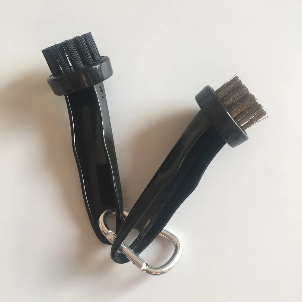 Brass Bristles Doublesided Club Cleaning Golf Brush Grooves Cleaner