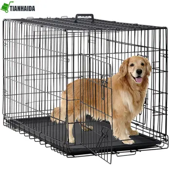slant front dog crate