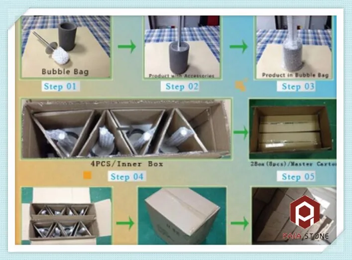 hotel decor marble black bathroom accessories sets