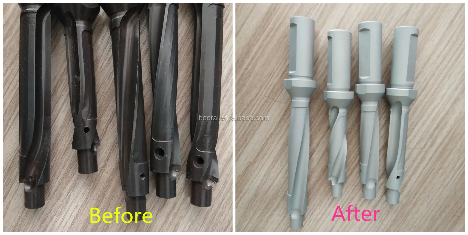 Bearing sand blasting