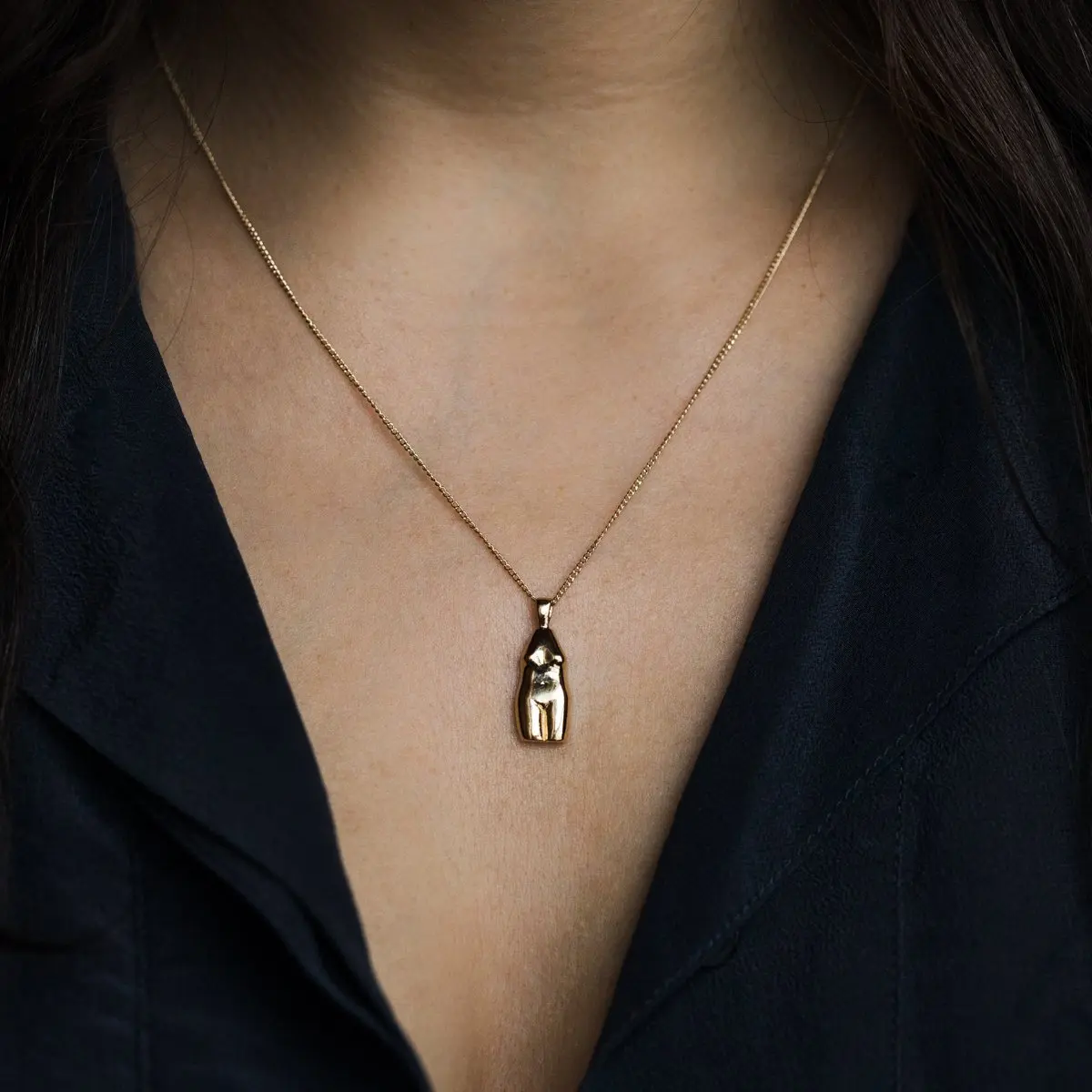 Gemnel Fashion Pendant Jewellery Gold 