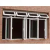 PVC Double Hung Window Window Lock PVC Double Glass 2 Track PCV Sliding Window