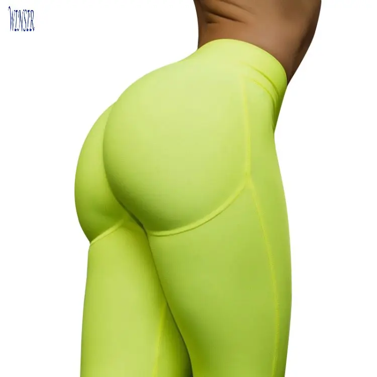 

OEM Neon Color workout fitness Active sports wear booty scrunch leggings butt lifting pants yoga women gym tights compression, N/a