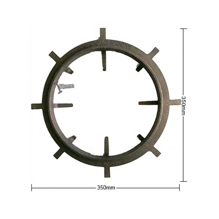 Td Circle 300 350 350 50mm Char Broil Cast Iron Bbq Cooking Grill