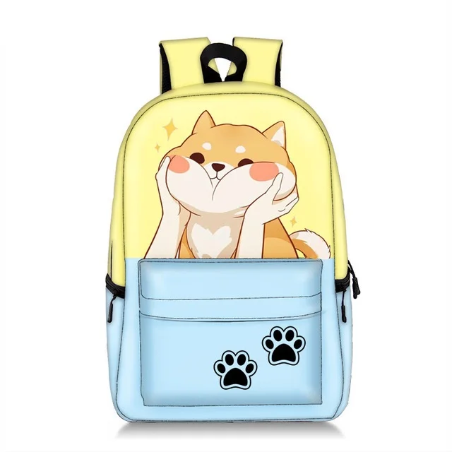 

Kawaii Rucksack Kitten Cat Puppy Dog All over Printing School Bag for Teenage Women Laptop Backpack Mochila