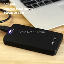 Free shipping 2.5” Original ACASIS HDD 160G External hard drive High speed USB3.0 Portable Storage Plug and Play Good Prices
