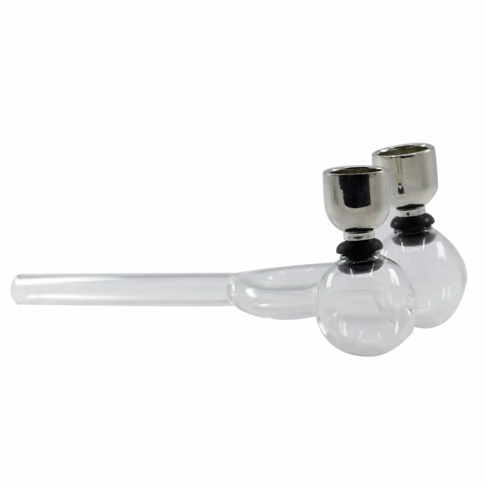 

Mettle High Quality Transparent Glass Tobacco Smoking Pipe