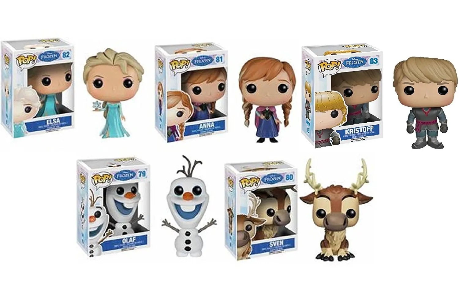 elsa olaf anna funko pop