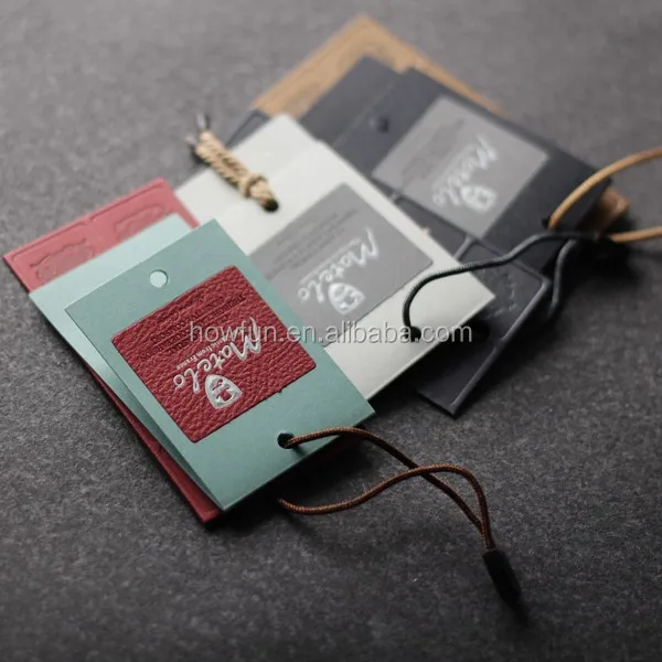 High Quality And Brick Shape Colorful Paper Hang Tag