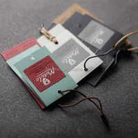 

High Quality And Brick Shape Colorful Paper Hang Tag