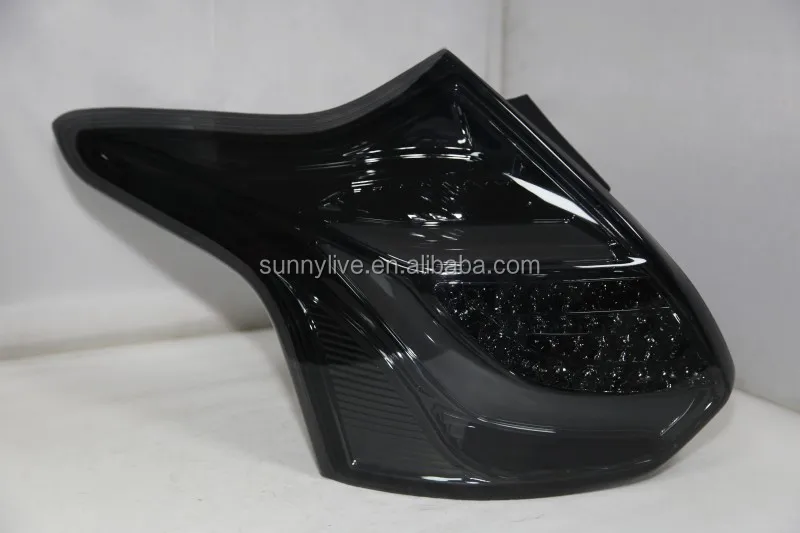 for Focus 3 LED Strip Tail Lamp for FORD Hatchback 2012-2014 year Smoke Black TW
