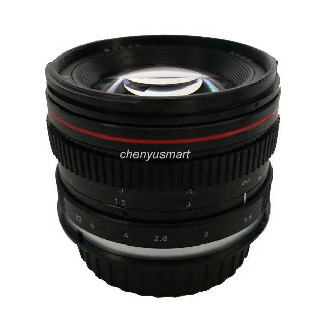 Full Frame 50mm F1.4 dslr camera portrait lens