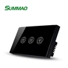 High-grade tempered glass Touch Fan Speed Control Switch Electric Smart Fan Regulator Switch