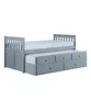 No.1626 Factory Hot Selling Kids Solid Wood Bunk Bed with Pull Out Bed and Drawer
