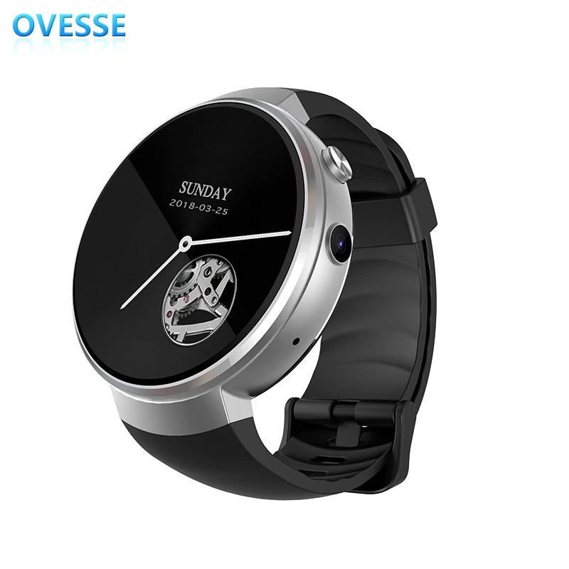 

1.39inch 4G smart watch 2018 NEW Products 1G + 16G MTK6737 heart rate smart watch android, Silver;black