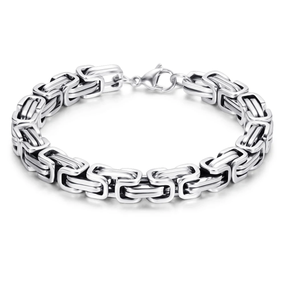 

Wholesale Stainless Steel Bracelet Men Biker Bicycle Motorcycle Chain Men's Bracelets Mens Bracelets & Bangles Jewelry