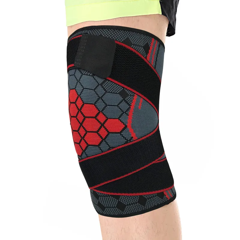 Hyl-8381b Compression Basketball Knee Sleeves Flexible With Adjustable ...