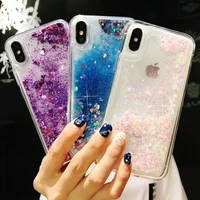 

Luxury Bling Flowing Floating Sparkle Glitter Soft Liquid Case(Clear) For Apple Iphone X XS/XR/XS MAX case