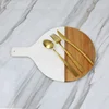 Nontoxic material food serving tray/high quality wood tray/marble tray