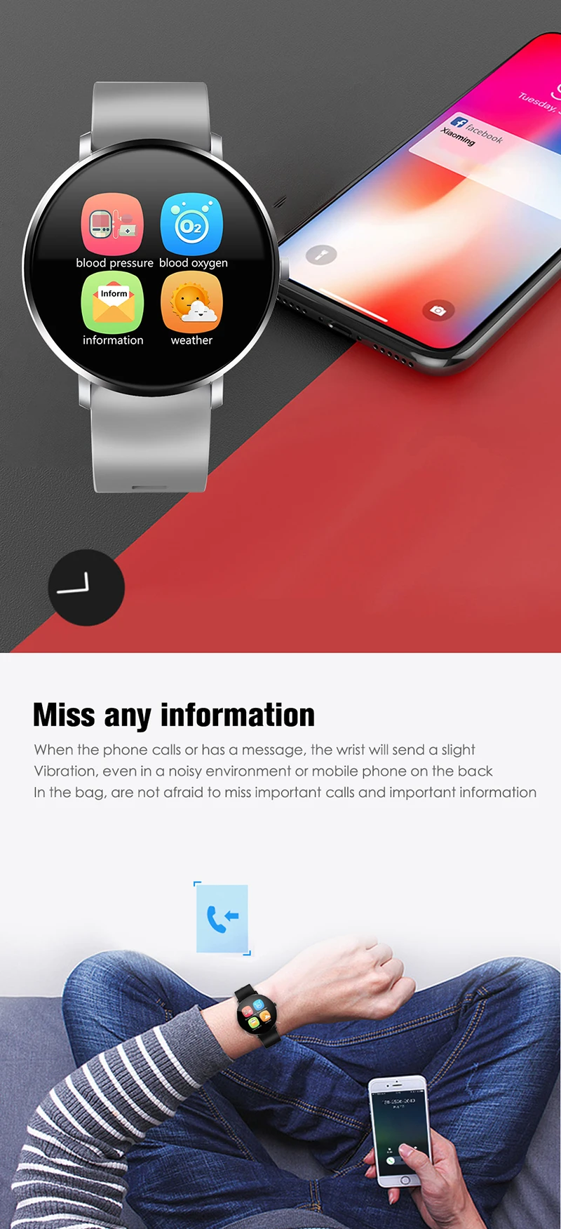 Heart Rate Monitor Blood Pressure Smartwatch F25(8).jpg