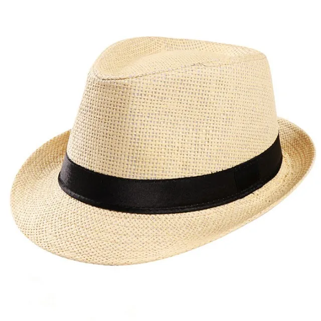 Fashion Custom Fedora Straw Hat Men Women Summer Beach Jazz Hats - Buy ...