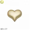 Custom heart buttons Logo Rivets Clothing Studs Metal Button For Shoes/bags