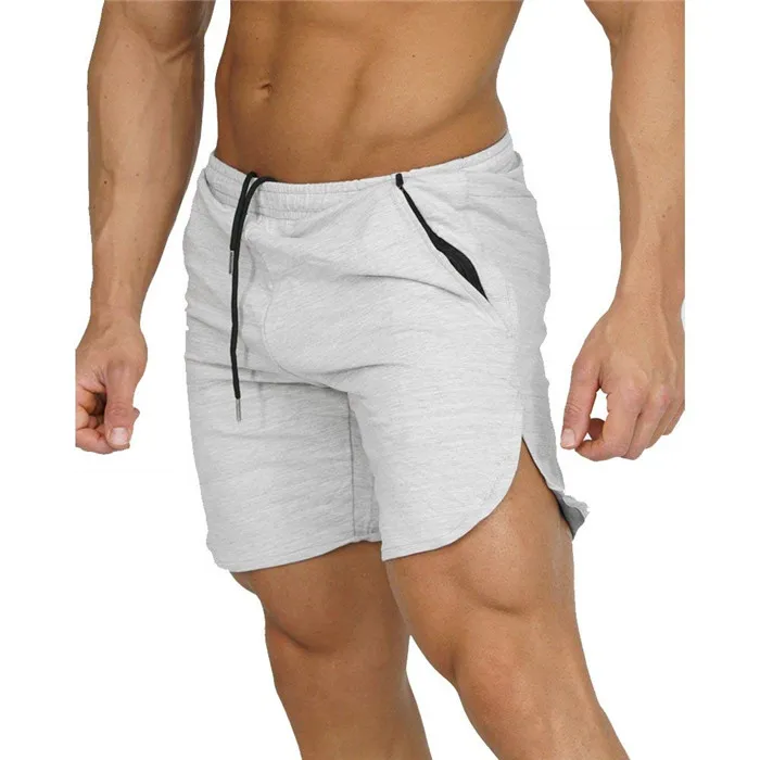 

Mens Gym Workout Fitness Shorts Running Short Pants Fitted Training Bodybuilding Jogger Zipper Pockets